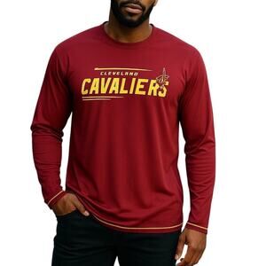 NBA Cleveland Cavaliers TX3 Cool Long Sleeve Jersey Knit Tee Large